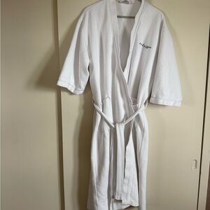 Soft and Cozy Andaz Maui Spa White Waffle Bath Robe